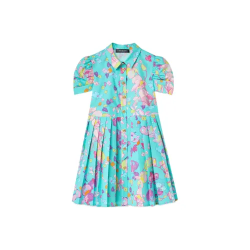 VERSACE SS23 Holiday Бирюзовый Детские Платья