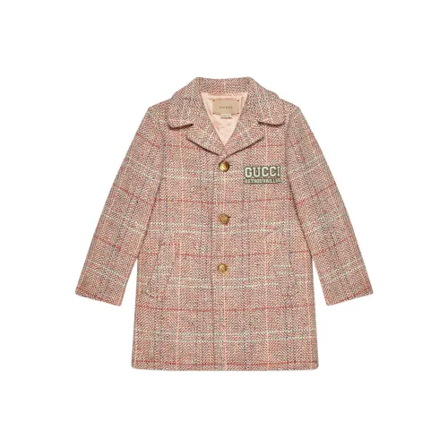 Gucci Red Kids Шерстяное пальто
