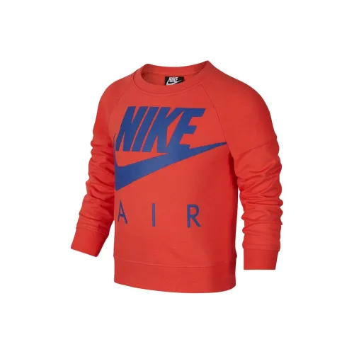Nike Толстовка Спортивная одежда Air Оранжевая для детей 3-7 лет