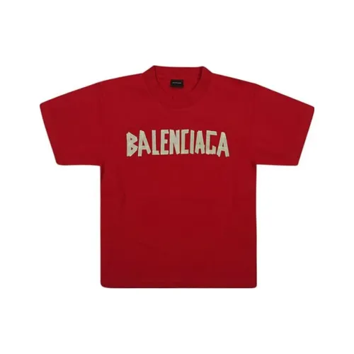 Balenciaga T-Shirt SS23 Стандартный крой Красный Детский