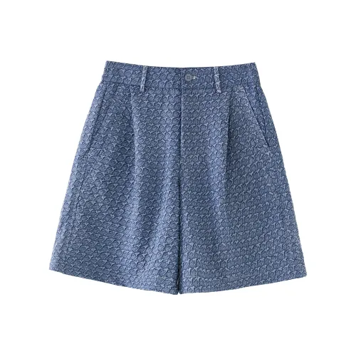 VIEW EVER Джинсовые короткие юбки Женские Серый Синий