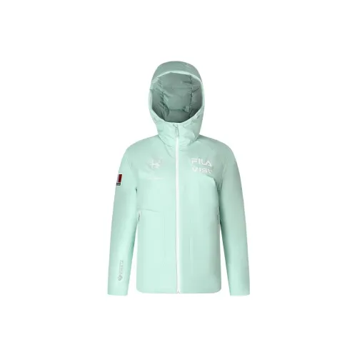 FILA Яичная скорлупа Зеленый Женская лыжная куртка