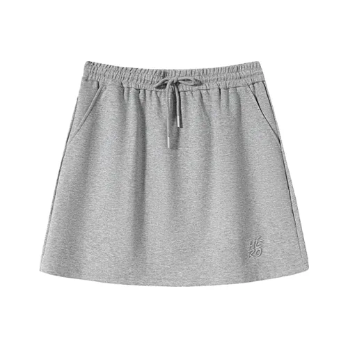 SHIRAN Повседневные короткие юбки женские светлый фотиния серый