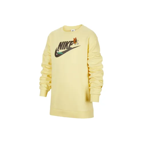 Nike Sportswear Club Флис Толстовка Мягкий Желтый Подростки