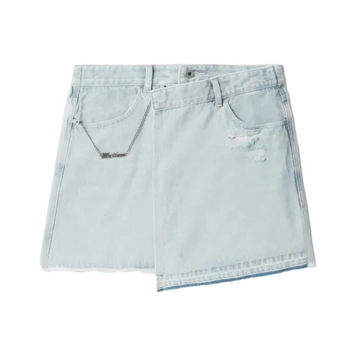 MUSIUM DIV Джинсовые короткие юбки Женские