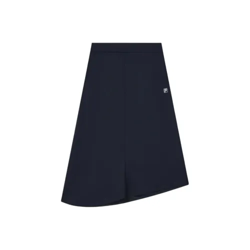 FILA Повседневный Длинный Юбка Женская Легенда Синий