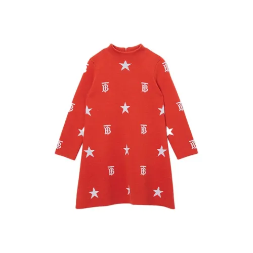 Burberry Медовый оранжевый Kids Платья