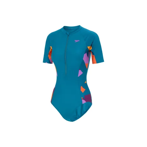 Speedo Темно-небесно-голубой Женские Ван-Пис Купальники