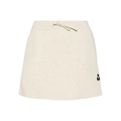 ISABEL MARANT ETOILE FW24 Повседневные короткие юбки Женские Светлый бежевый