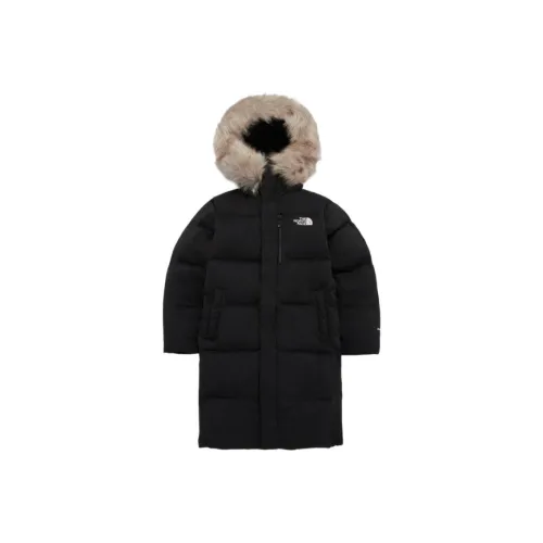 The North Face Детская одежда С логотипом и принтом молния с капюшоном длинные рукава куртки и пальто черный детский