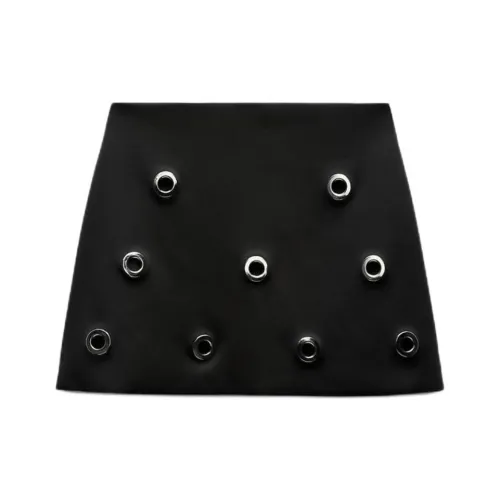 ZARA Повседневные короткие юбки Женские Черный