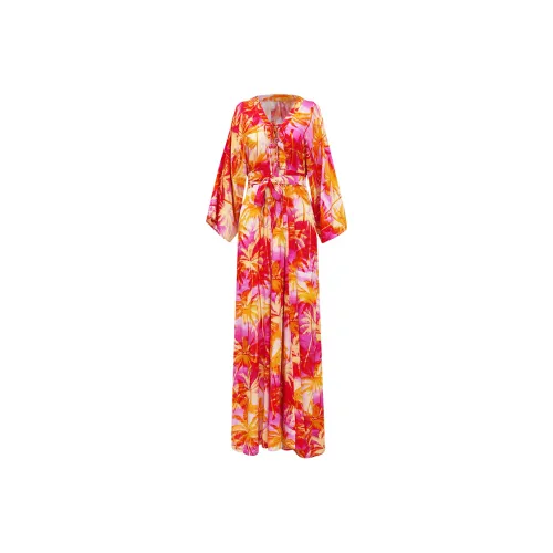 BALNEAIRE Длинное платье с длинными рукавами женское светящийся на воде кокосовый зеленый серия Grove