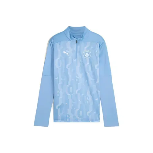 PUMA MCFC T-Shirt Blue Teenagers