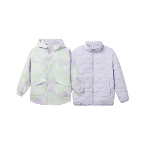 Antakids Пуховик с принтом по всей поверхности Розовый Грейпфрут Подростки