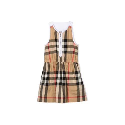 Платье Burberry SS22 Khaki для детей