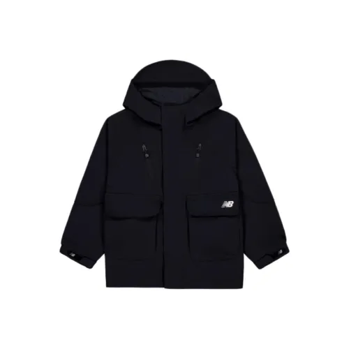 New Balance совместный бренд Куртки Пальто NB Черный Дети Возраст 3-7 лет