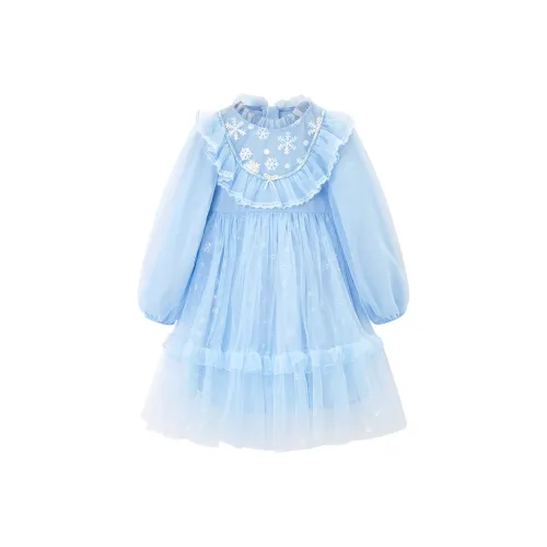 Mini Peace Синий Kids Платья