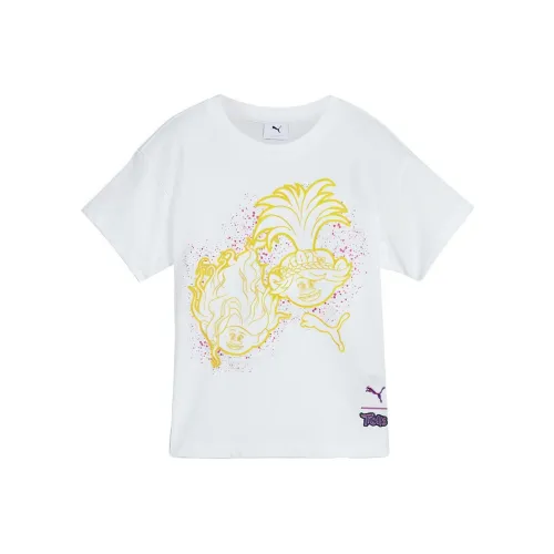 PUMA TROLLS Белый Kids T Футболки