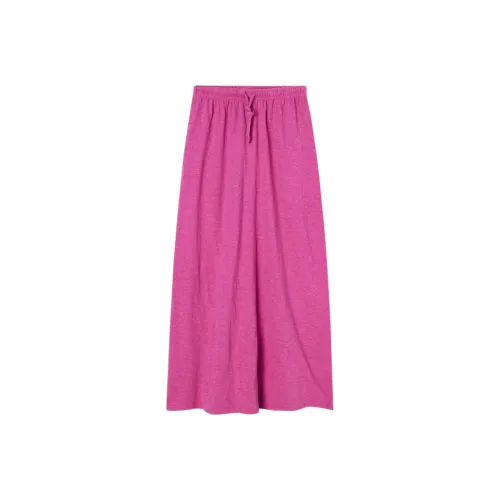 AMERICAN VINTAGE A.M SS24 Юбка Женская Sully Повседневная Длинная Юбка Женская Индия Розовая