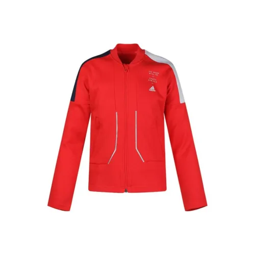 Adidas Куртки Пальто YB FAB Mix KN J Red