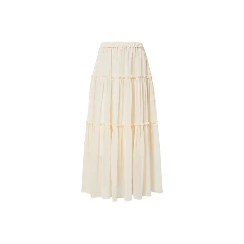 Hopeshow Повседневные короткие юбки Женские Светлый бежевый 005