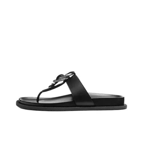 MICHAEL KORS Резина Jaden Шлепанцы Мужские Черные