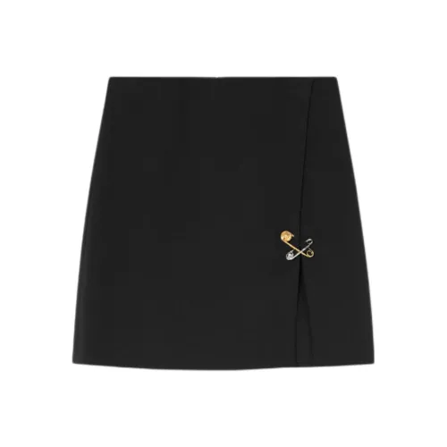 VERSACE FW24 Повседневные короткие юбки Женские Черный