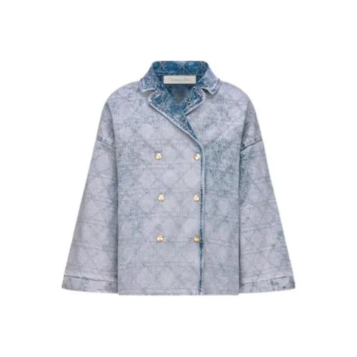 DIOR Бизнес-костюм Пальто FW22 Синий Детский