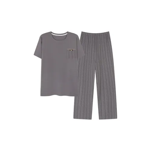 Floating Light Islands Пижама Комплект Мужской Темно-Серый