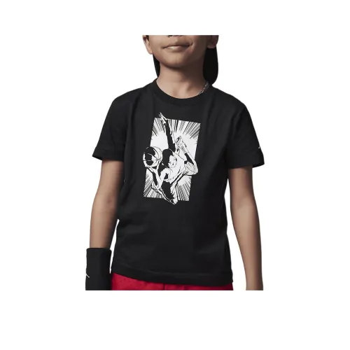 JORDAN Brand×UNDEFEATED Черные Детские T-рубашки