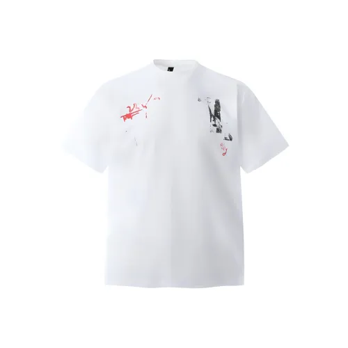 TH FABRICATE Белый Парный Женские Футболки