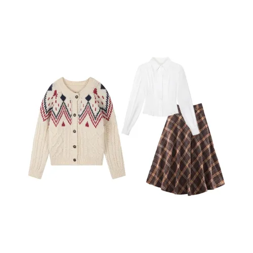 Комплект с юбкой Ice Cream And Whale для женщин