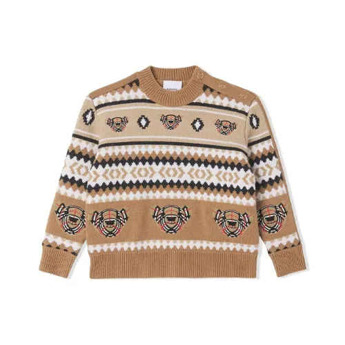 Burberry Kids Свитеры Верблюжий