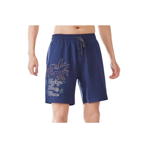 ZOKE Пляжные шорты Мужские Темно-синие