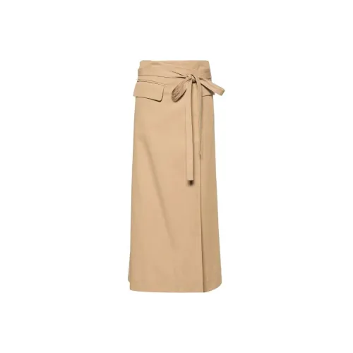 СпортMa Повседневная Длинная Юбка Женская Бежевая