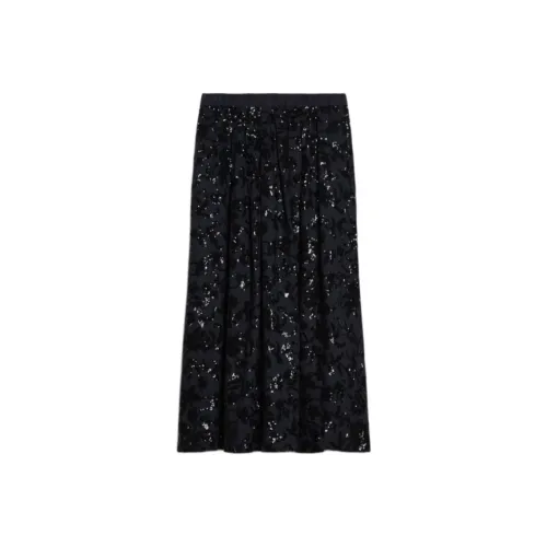 WEEKEND MaxMara Морской синий Женские Повседневные Длинные Юбки