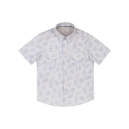 BRUNELLO CUCINELLI Цветочная рубашка Летняя Детская