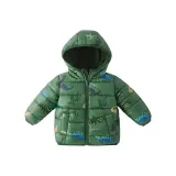 Динозавры с зеленым фоном