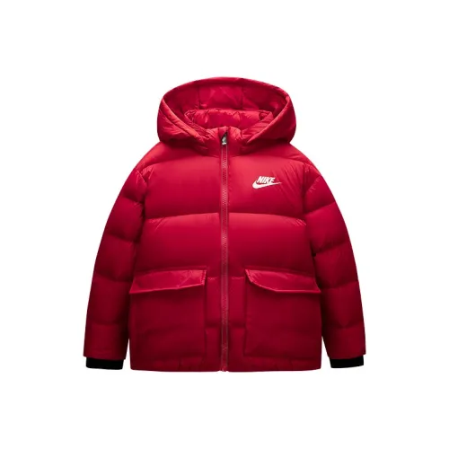 nike Пуховик Преппи Красный для детей 3-7 лет
