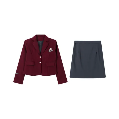 EIDOLON GRAIN Комплект с юбкой Женские Красный