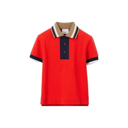 Burberry Красный Kids Т-рубашки