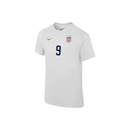 nike Команда США по футболу Олимпийская серия T-рубашка Mallory Swanson USWNT Белый Детский