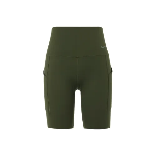 Nike Universa Спортивные шорты Женские Хаки зеленый