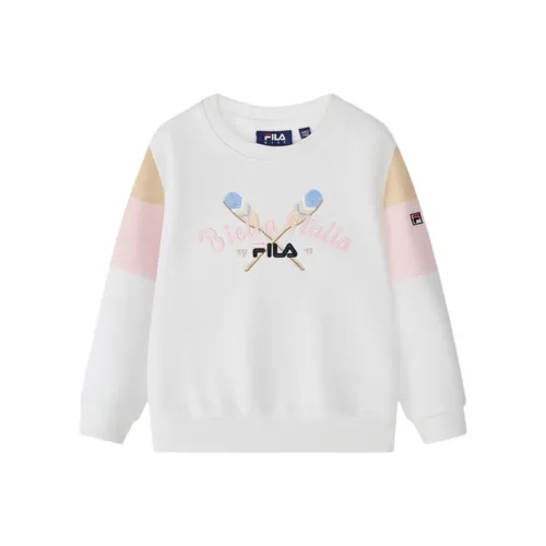 FILA KIDS Толстовка Стандартная Белая для Детей Возраст 3-7 лет