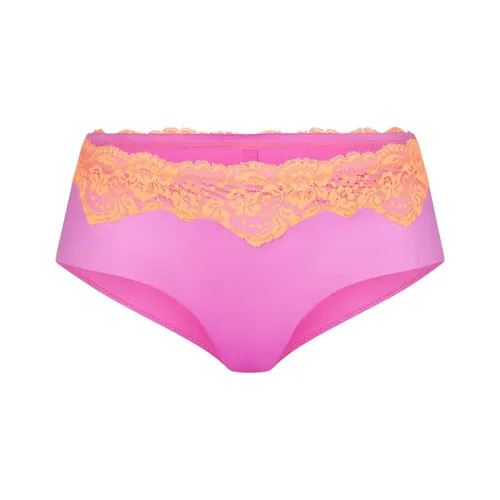SKIMS Кружево Плавание Cheeky Hipster Плавки Женские Неоновая орхидея Неоновая орхидея
