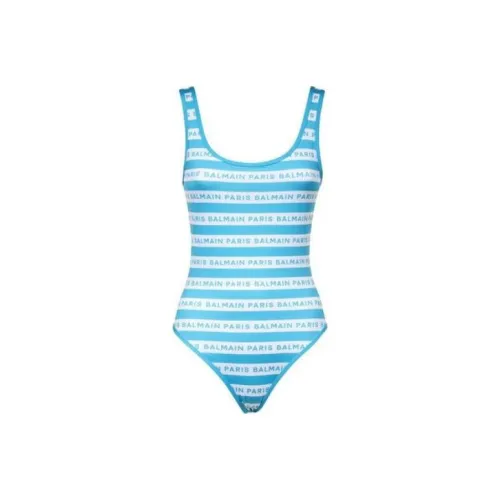 BALMAIN One-piece Swimsuit Women's Blue