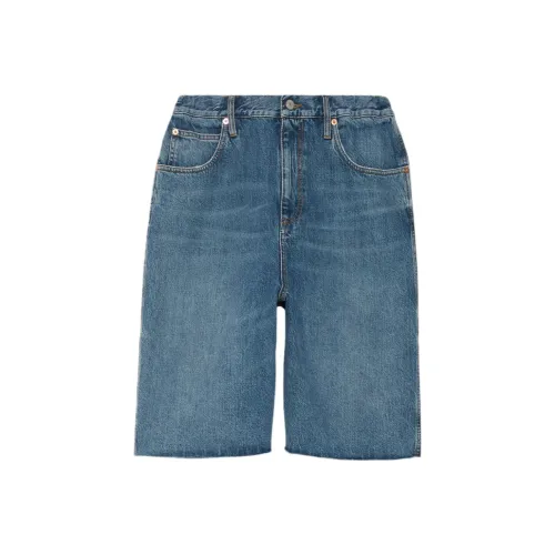 GUCCI SS24 Джинсовые шорты Женские Blue