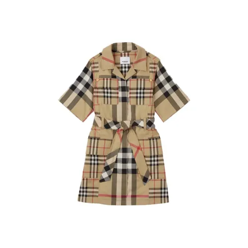 Burberry Хаки Kids Платья