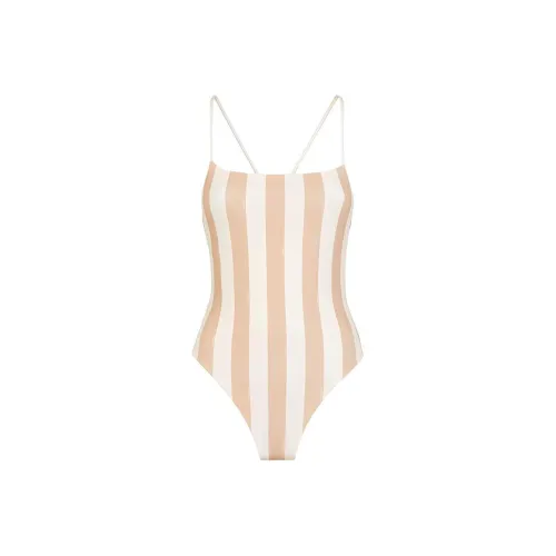 FENDI SS24 One-piece Swimsuit Women's Beige Yellow FENDI SS24 Одиночный купальник женский бежевый желтый