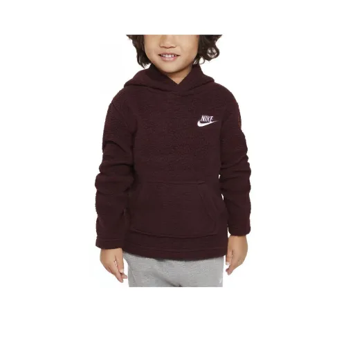 nike Детская одежда Sportswear Шерпа Пуловер Толстовка Толстовка Коричневый Infant And Toddler